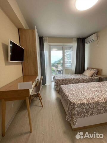 

Квартира-студия, 24 м², 2 кровати
