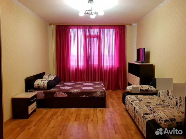 

1-к. квартира, 45 м², 2 кровати