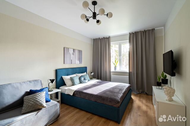 

1-к. квартира, 36 м², 2 кровати