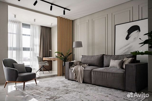 

1-к. квартира, 57 м², 2 кровати