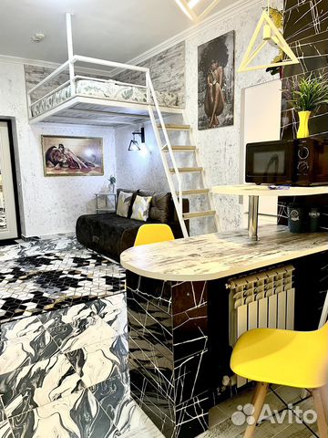 

Квартира-студия, 28 м², 2 кровати