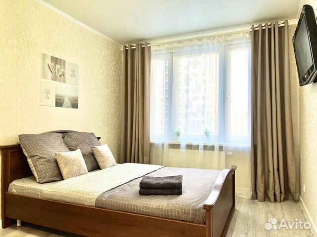 

1-к. квартира, 32 м², 2 кровати