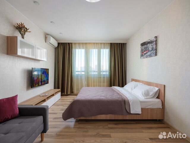 

1-к. квартира, 45 м², 2 кровати