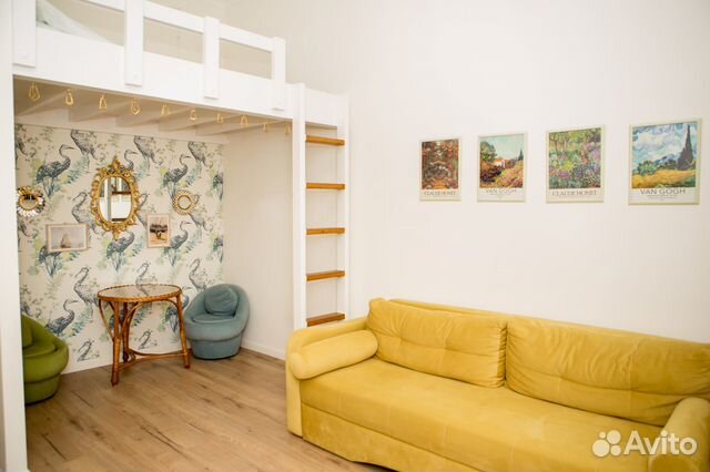 

1-к. квартира, 43 м², 2 кровати