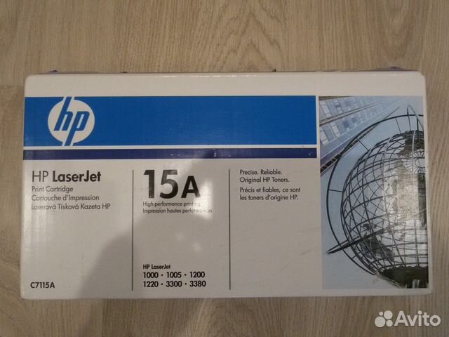 Картридж для лазерного принтера HP15A новый