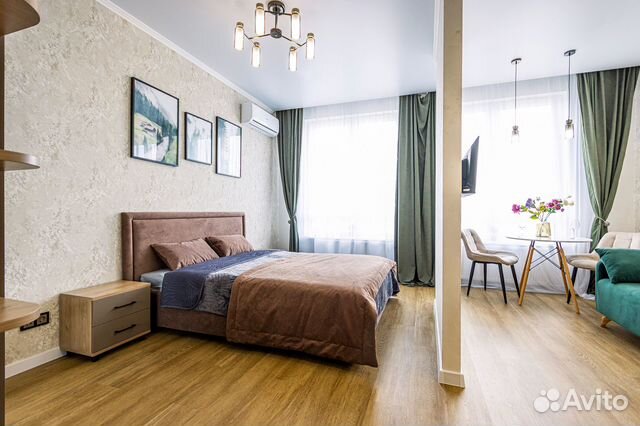 

Квартира-студия, 37 м², 2 кровати