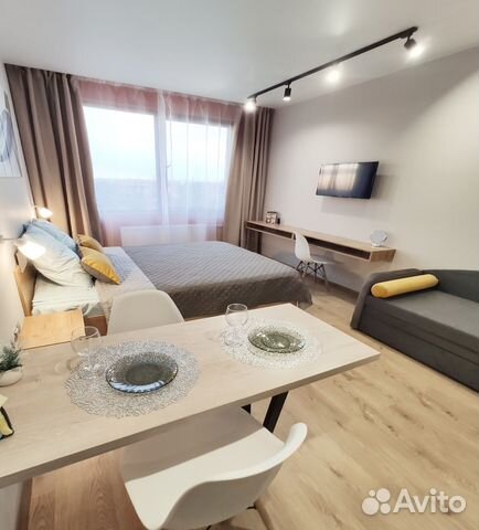 

Квартира-студия, 25 м², 2 кровати
