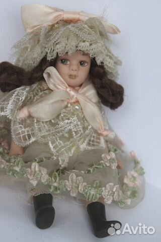 Кукла фарфоровая, 18 см., Италия, новая Кукла фарфоровая, 18 см., Италия, новая