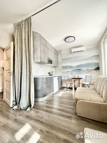 

Квартира-студия, 34 м², 3 кровати