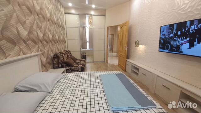 

1-к. квартира, 44 м², 3 кровати