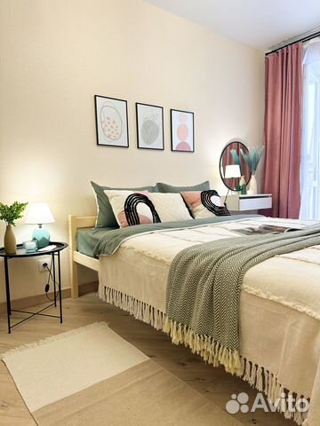 

1-к. квартира, 35 м², 2 кровати