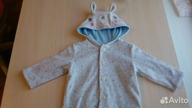 Жакет на подкладке и с капюшоном Mothercare Жакет на подкладке и с капюшоном Mothercare