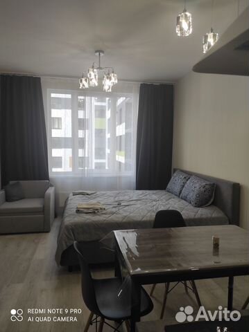 

Квартира-студия, 24 м², 2 кровати