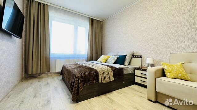 

1-к. квартира, 43 м², 2 кровати