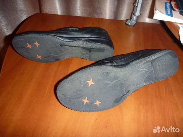 Женские ботинки туфли натуральная кожа 35 отл сост Женские ботинки туфли натуральная кожа 35 отл сост