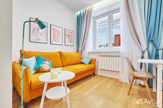

1-к. квартира, 47 м², 2 кровати