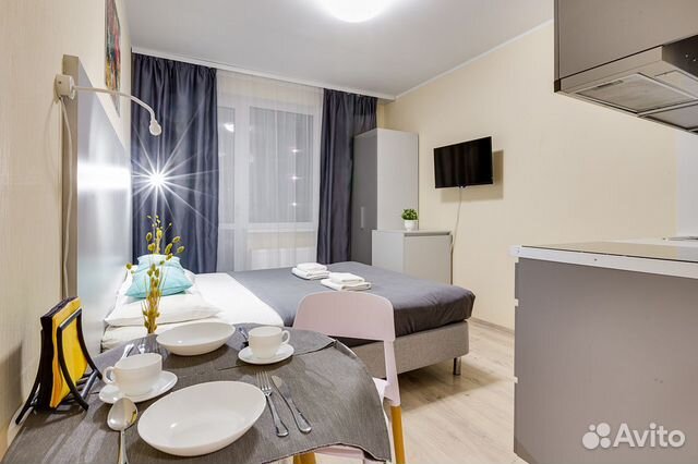 

Квартира-студия в апарт-отеле, 24 м², 1 кровать