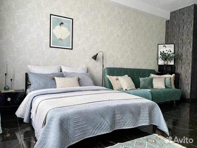 

Квартира-студия, 28 м², 2 кровати