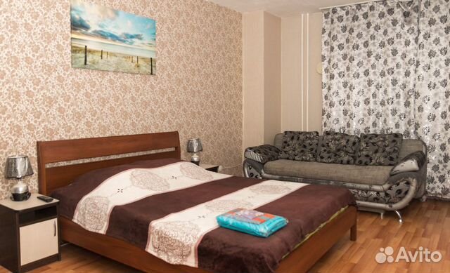 

1-к. квартира, 42 м², 2 кровати