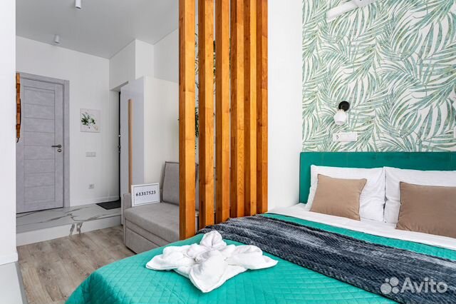 

Квартира-студия, 20 м², 2 кровати
