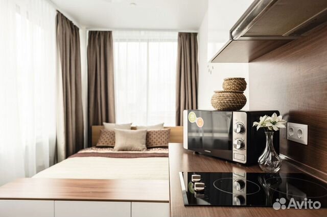 

Квартира-студия, 30 м², 1 кровать