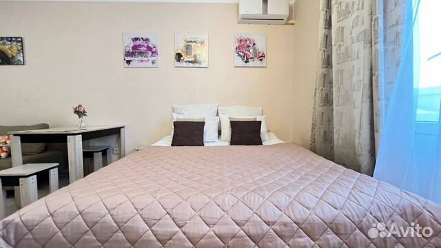 

Квартира-студия, 36 м², 2 кровати