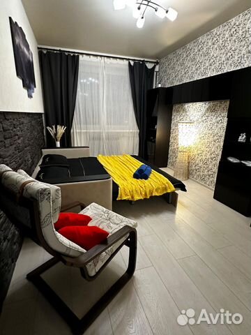 

1-к. квартира, 46 м², 2 кровати