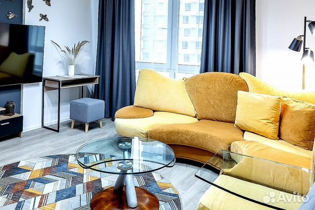 

1-к. квартира, 44 м², 3 кровати