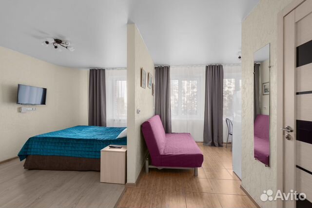 

Квартира-студия, 40 м², 1 кровать