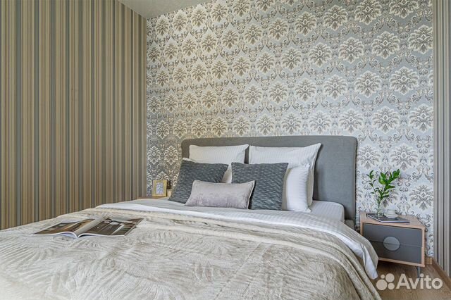 

1-к. квартира, 52 м², 2 кровати
