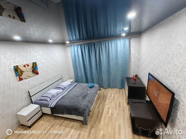 

1-к. квартира, 44 м², 2 кровати