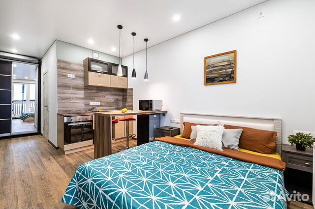 

Квартира-студия, 25 м², 1 кровать