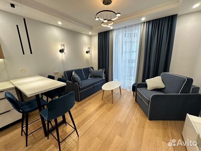 

Квартира-студия, 38 м², 2 кровати