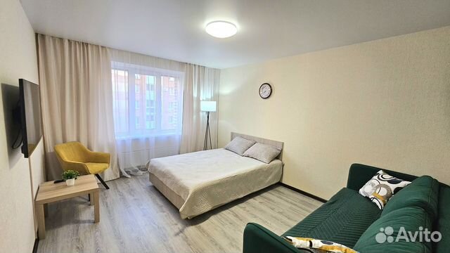 

1-к. квартира, 38 м², 2 кровати