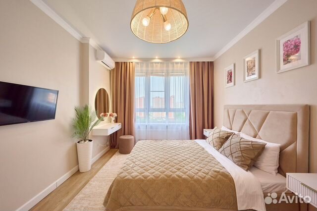 

1-к. квартира, 34 м², 2 кровати