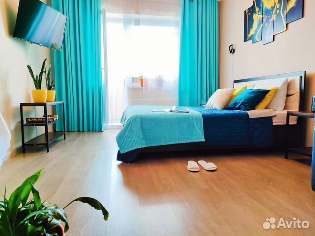 

Квартира-студия, 38 м², 2 кровати