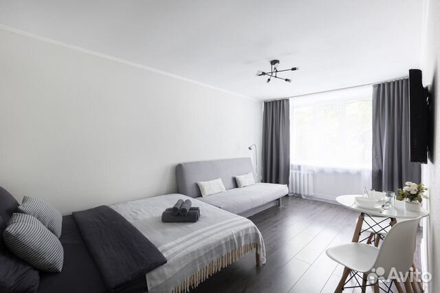 

Квартира-студия, 25 м², 2 кровати