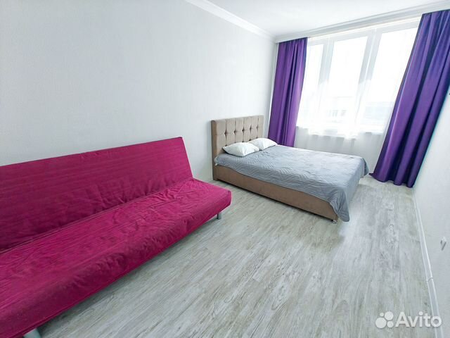 

1-к. квартира, 45 м², 3 кровати
