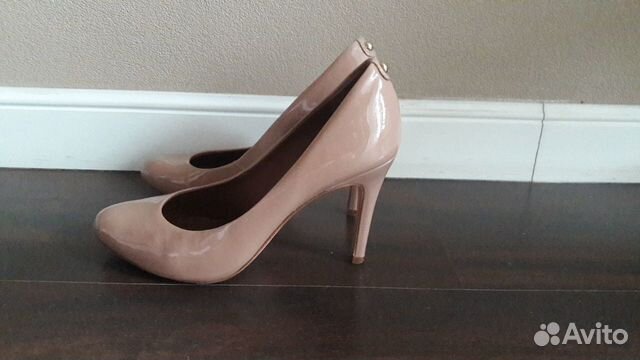 Бежевые лодочки