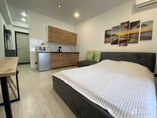 

Квартира-студия, 25 м², 2 кровати