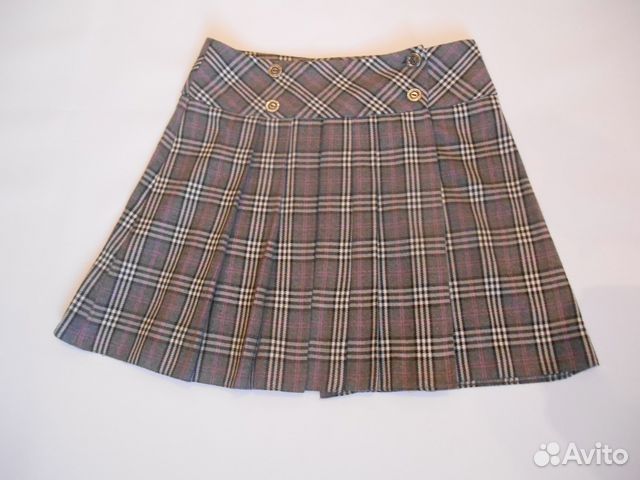 Школьная юбка для девочки Skylake / серая клетка Школьная юбка для девочки Skylake / серая клетка