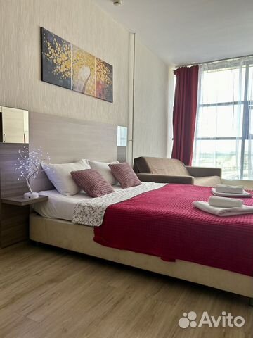

Квартира-студия, 28 м², 2 кровати