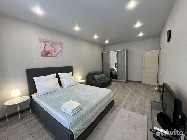 

1-к. квартира, 45 м², 2 кровати