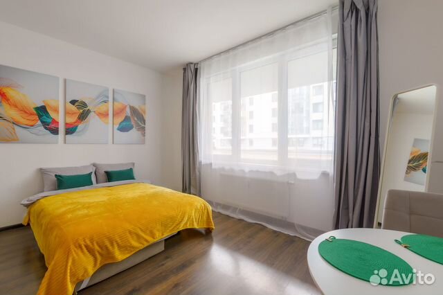 

Квартира-студия, 27 м², 1 кровать