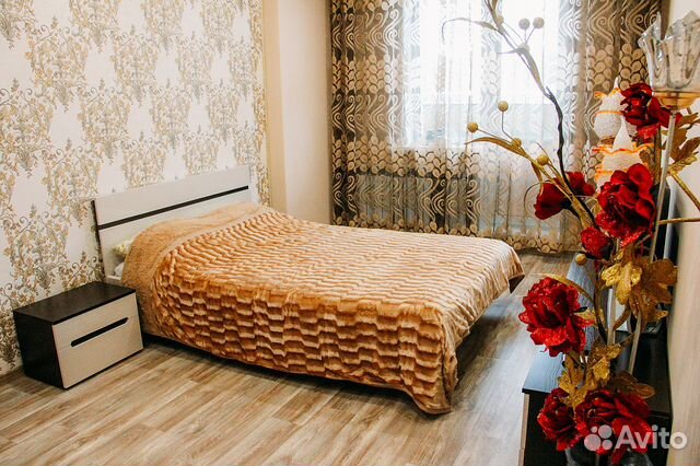 

1-к. квартира, 45 м², 2 кровати