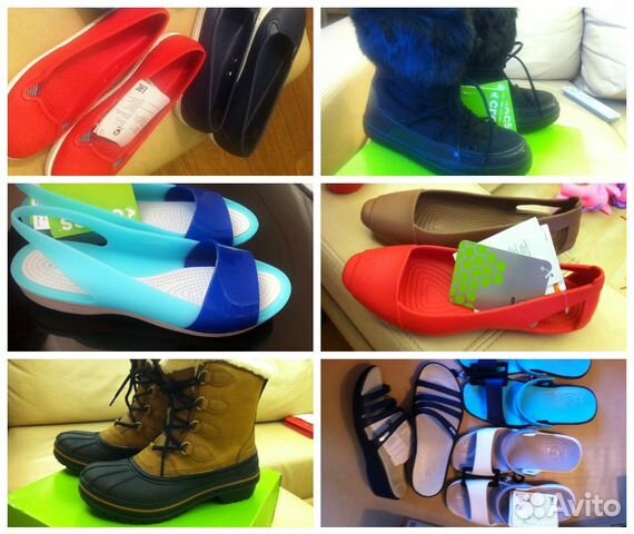 Новые crocs оригинал W7