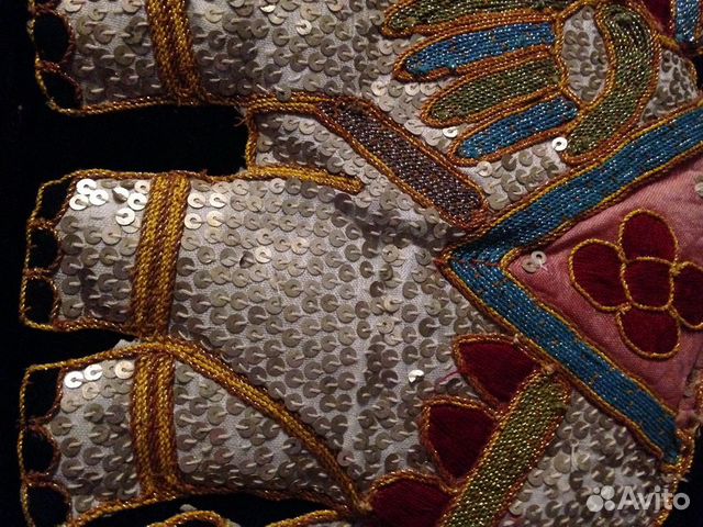 Декоративное панно и два чехла на подушки из Индии— фотография №8
