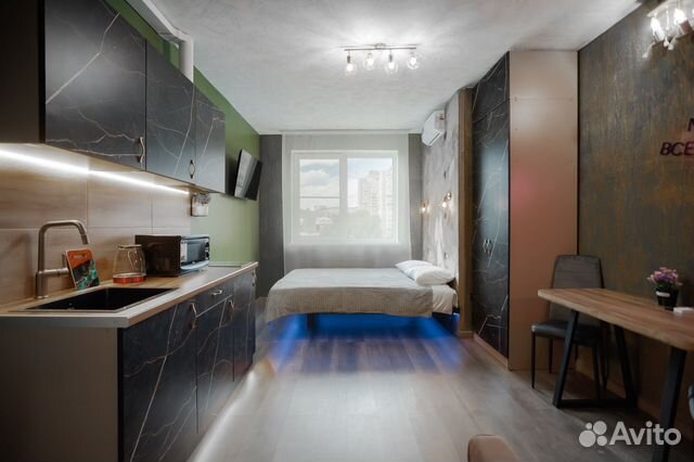 

Квартира-студия, 25 м², 2 кровати