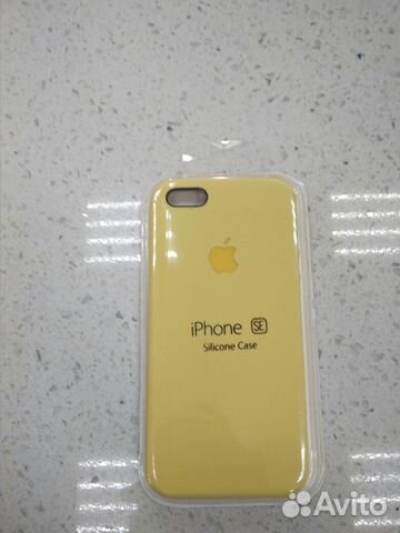 84212208806 Чехол силиконовый оригинал iPhone 5,5s,se Желтый