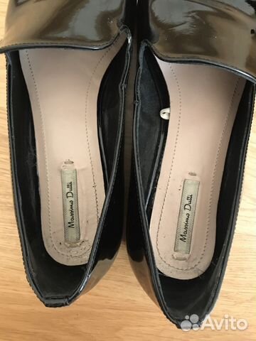 Ботинки лаковые Massimo dutti